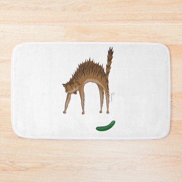 Item preview, Cat v Cucumber designed and sold by kascreativity.
