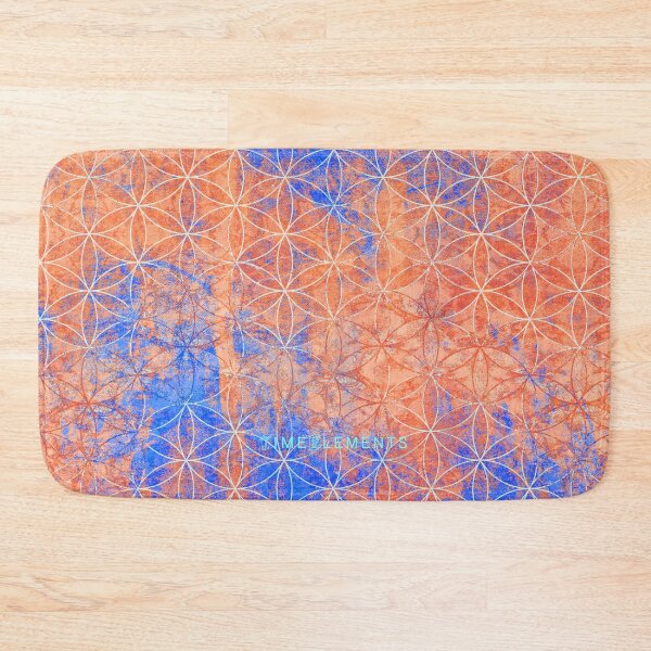 Item preview,  flower of life bright orange blue designed and sold by filippobassano.