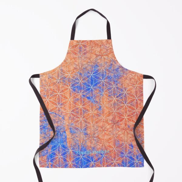 Item preview, flower of life bright orange blue designed and sold by filippobassano.