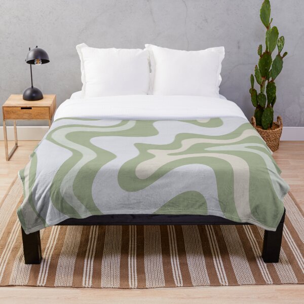 Sage green online blankets