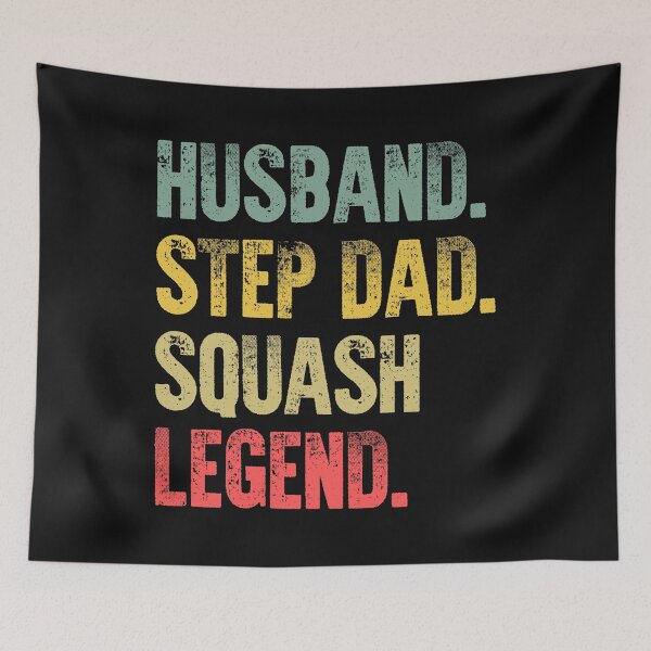 Item preview, Funny Men Vintage T Shirt Husband Step Dad Squash Legend designed and sold by Bendthetrend.