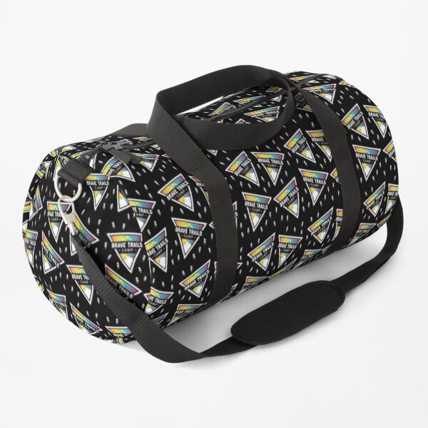 Brave Trails Logo Pattern Duffle Bag