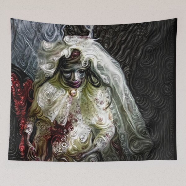 Item preview, Zombie Bride at Her Wedding | Creepy Couples Goals Couple Goals Zombie Halloween Lover Relationship Goals Halloween Holiday Idea designed and sold by triciakitty.