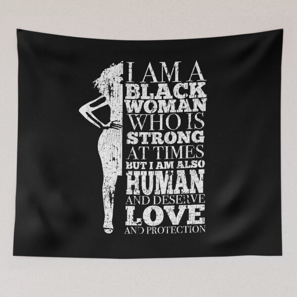 Item preview, I Am a Strong Black Woman Deserving Love designed and sold by blackartmatters.