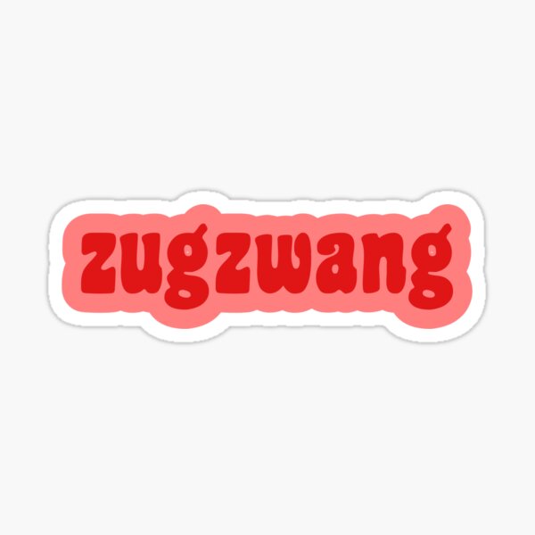 zugzwang Criminal Minds sticker Sticker for Sale by zoyabokhari