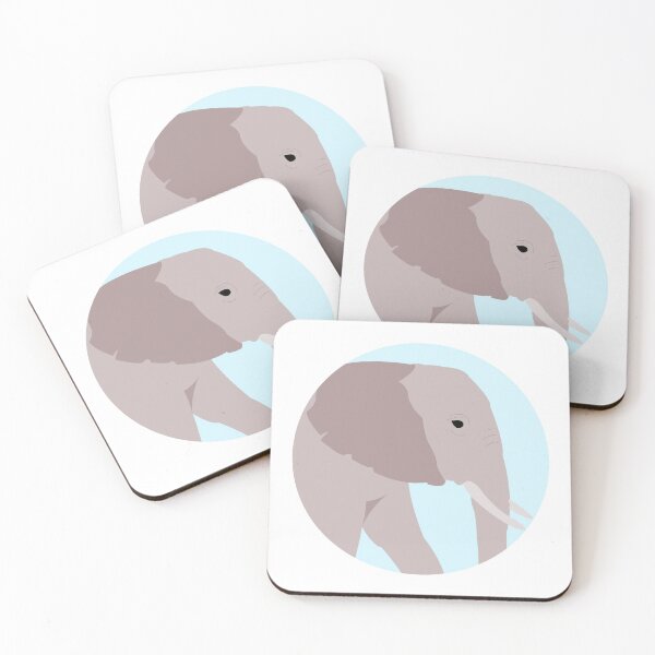 Item preview, Blue Elephant Circle designed and sold by Justina Designs.