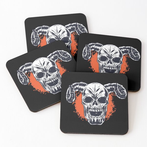 Item preview, Horned Skull Design designed and sold by DavinciStore21.
