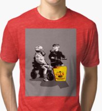 mustard.. Tri-blend T-Shirt