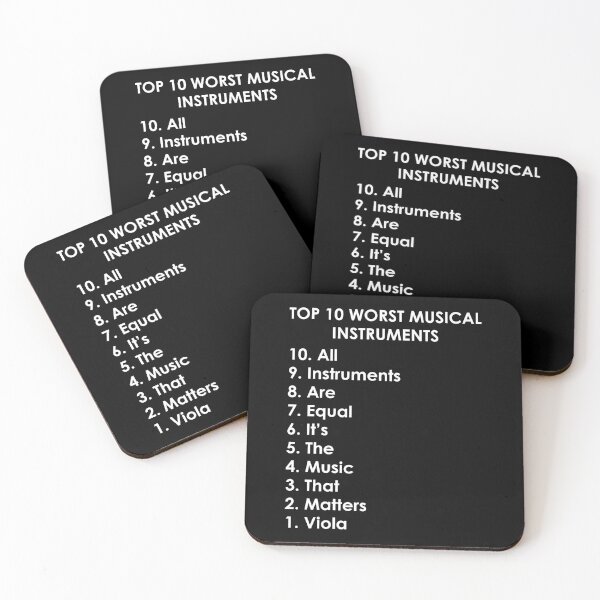 Artikelvorschau, Top 10 Worst Musical Instruments entworfen und verkauft von tonstan.