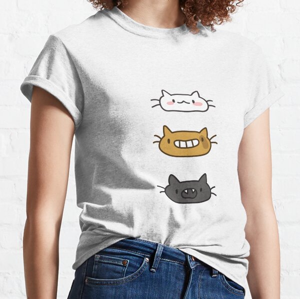 Hello Kitty X Pusheen Sweet Snacks Boyfriend Fit Girls T-Shirt