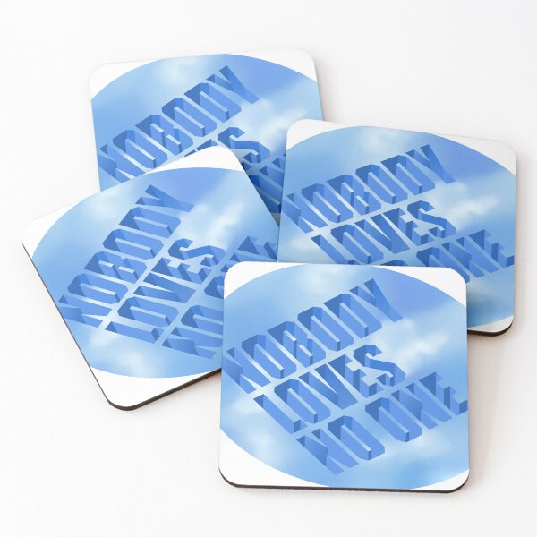 Item preview, Nobody Loves No One (with Cloud Background) designed and sold by belly-e-luna.