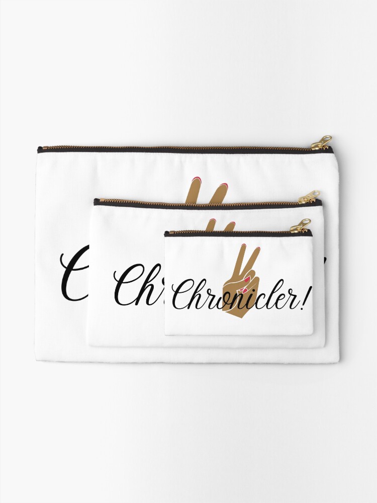 Alternate view of Chronicler Brand Zipper Pouch