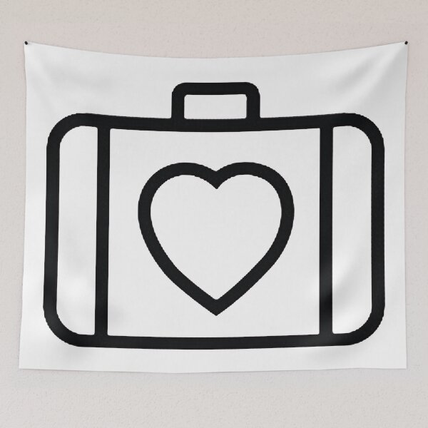 Item preview, U2 Inspired Heart in Suitcase designed and sold by suzieU2.