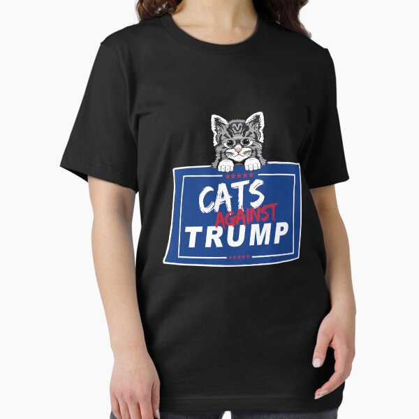 Vista previa del artículo con la obra «GATOS CONTRA TRUMP», diseñado y vendido por partyfarty.