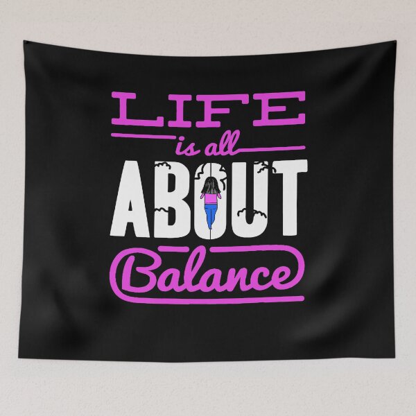 Item preview, Life is all about Balance - Slackline Slacker designed and sold by NeXore.
