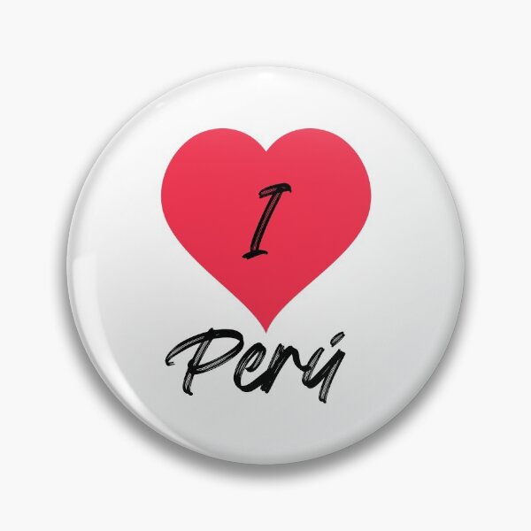 Item preview, I love Peru (Red & Black) designed and sold by elmerdante.