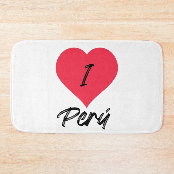 Item preview, I love Peru (Red & Black) designed and sold by elmerdante.