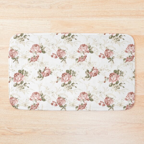 Item preview, Vintage Blush Roses -White Background designed and sold by Grafixmom.