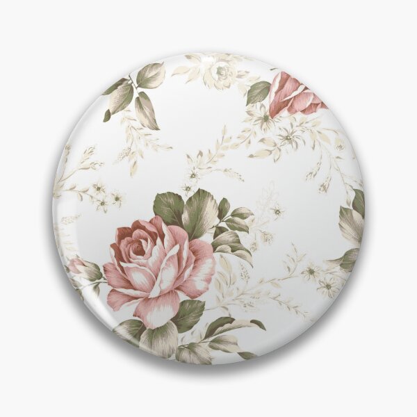Item preview, Vintage Blush Roses -White Background designed and sold by Grafixmom.