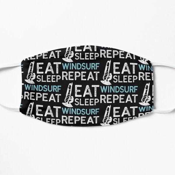 Eat Sleep Windsurf Repeat Flat Mask