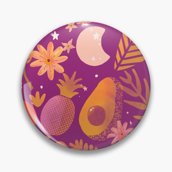 Item preview, Cosmico Tropical Print - Passionfruit Magenta Orange designed and sold by TheCurioTable.