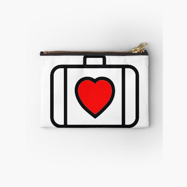 Aperçu de l'œuvre Coeur rouge inspiré de U2 dans la valise créée et vendue par suzieU2.