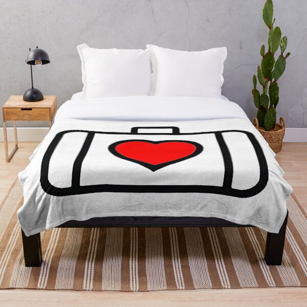 Coeur rouge inspiré de U2 dans la valise Plaid