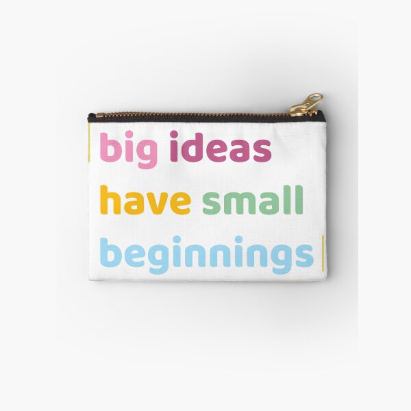 Item preview, big ideas have small beginnings designed and sold by BoomerStyle.