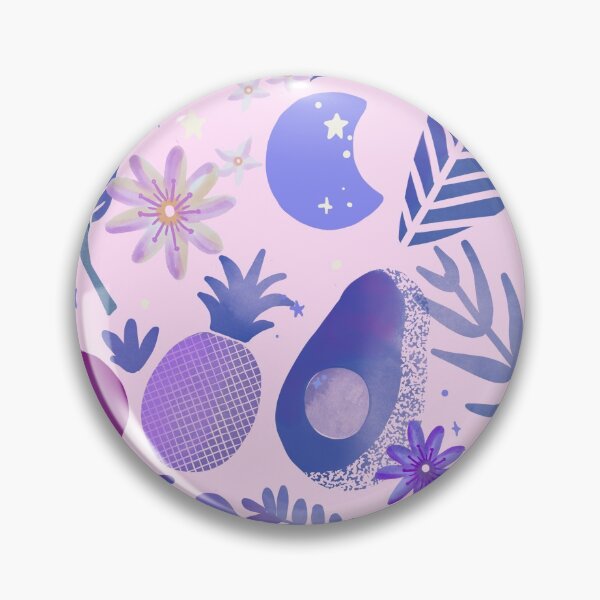 Item preview, Cosmico Tropical Print - Dreamy Pink & Blue designed and sold by TheCurioTable.