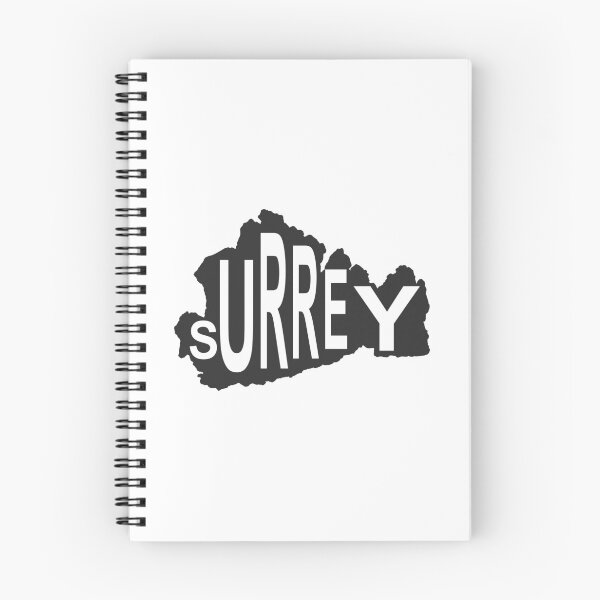 Item preview, Surrey Map Text Silhouette designed and sold by GeorgeLemon.