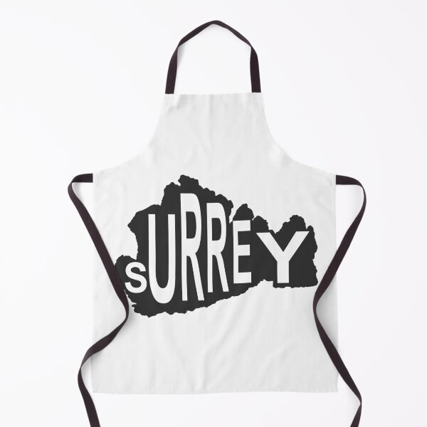 Item preview, Surrey Map Text Silhouette designed and sold by GeorgeLemon.
