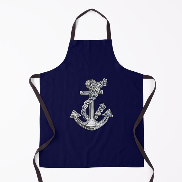 Item preview, Chrome Style Nautical Rope Anchor Applique designed and sold by Garaga.