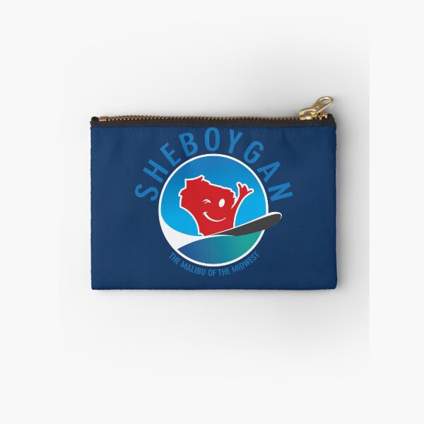 Item preview, Sheboygan, The Malibu of the Midwest Circular Blue designed and sold by gstrehlow2011.