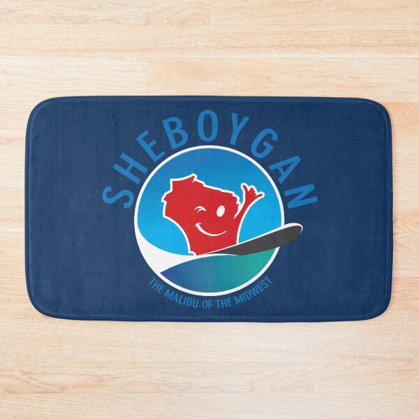 Item preview, Sheboygan, The Malibu of the Midwest Circular Blue designed and sold by gstrehlow2011.
