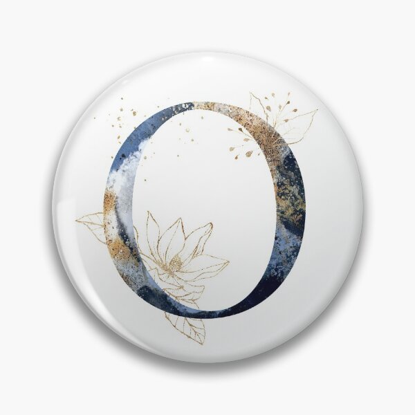 Item preview, Floral Initial Letter O, Monogram Gifts designed and sold by PinkLotusArt.
