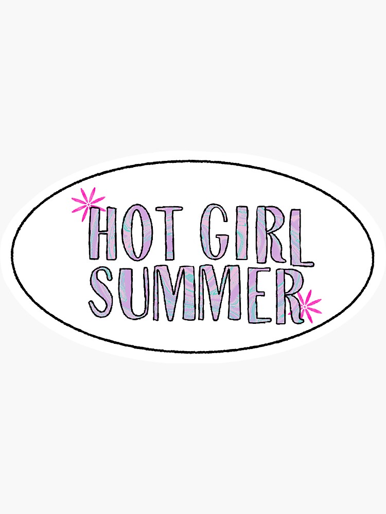 Hot Girl Summer Sticker For Sale By Shrutikakummy Redbubble 7365