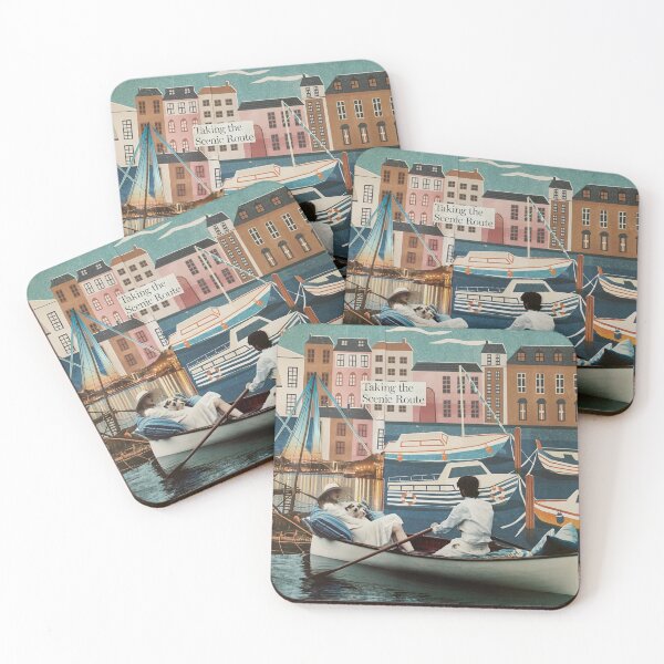 Item preview, Scenic Route Boat Ride designed and sold by Gigi Larsen Creative.