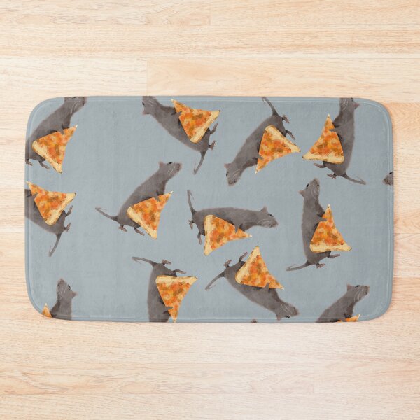 Item preview, All The Pizza Rats (grey ) designed and sold by flockadoodle.