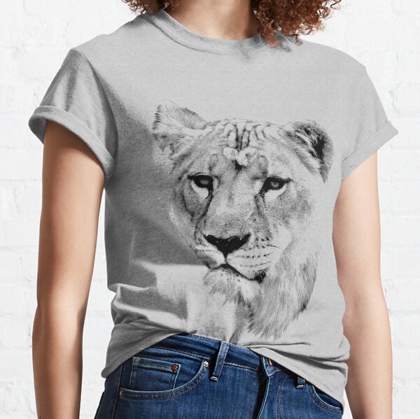 Aperçu de l'œuvre Lionne. Lionne. Image numérique de gravure de la faune sauvage créée et vendue par Digital Eclectica.
