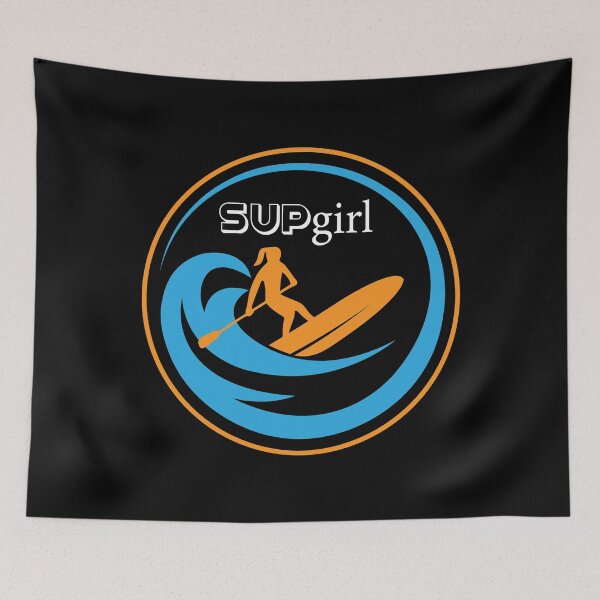 Item preview, SUP Girl show that you are a Stand Up Paddle Boarding Girl designed and sold by wollop-tee.