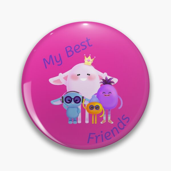 Item preview, Cartoon Friends with Pink Background by LisetteV designed and sold by Vero De.