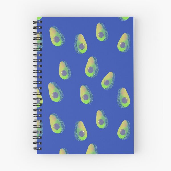 Item preview, Avocado Scatter - Bright Blue designed and sold by TheCurioTable.