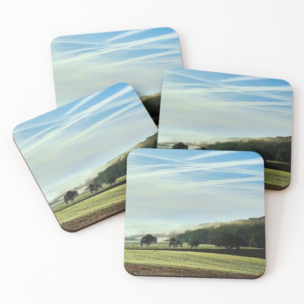 Item preview, Criss Cross Sky and Foggy Landscape designed and sold by mhailittlearts.