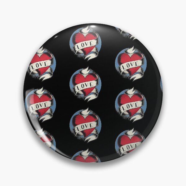 Aperçu de l'œuvre Tatouage coeur d'amour créée et vendue par DavinciStore21.