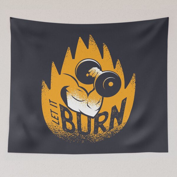 Item preview, Let it Burn Weight Lifter designed and sold by CoolSilhouettes.