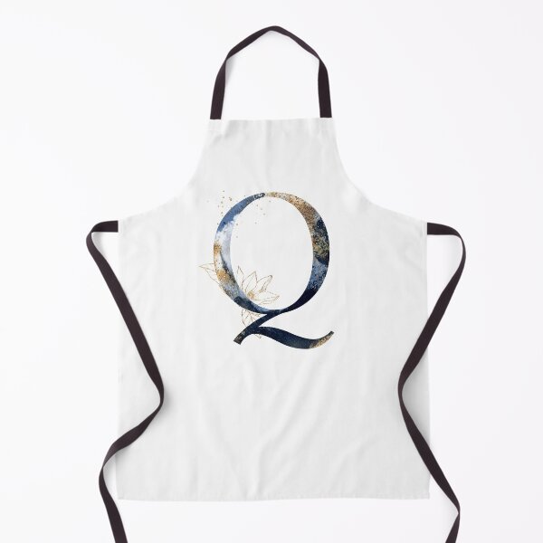Item preview, Floral Initial Letter Q, Monogram Gifts designed and sold by PinkLotusArt.