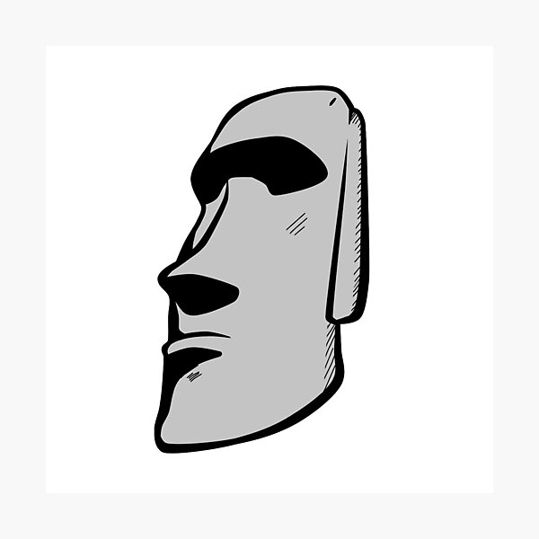 MOAI Photographic Print