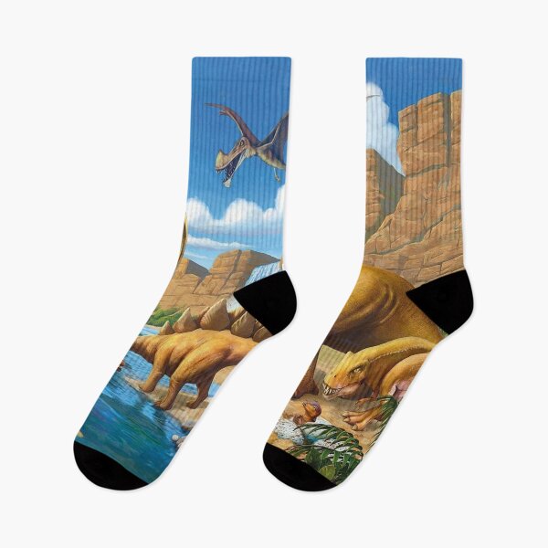 Item preview, Dinosaurs drink in the river designed and sold by Andrewstg.