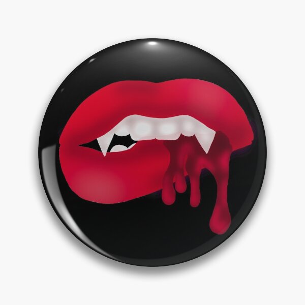 Item preview, Vampire teeth fangs blood smile mouth blood mask designed and sold by maiawright-art.