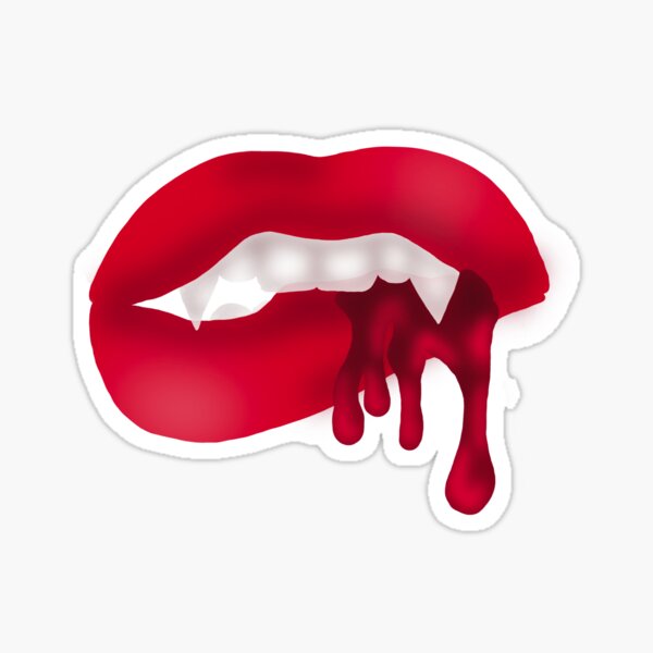 mouth boca vampire vampiro anime sticker by @angelic_mei